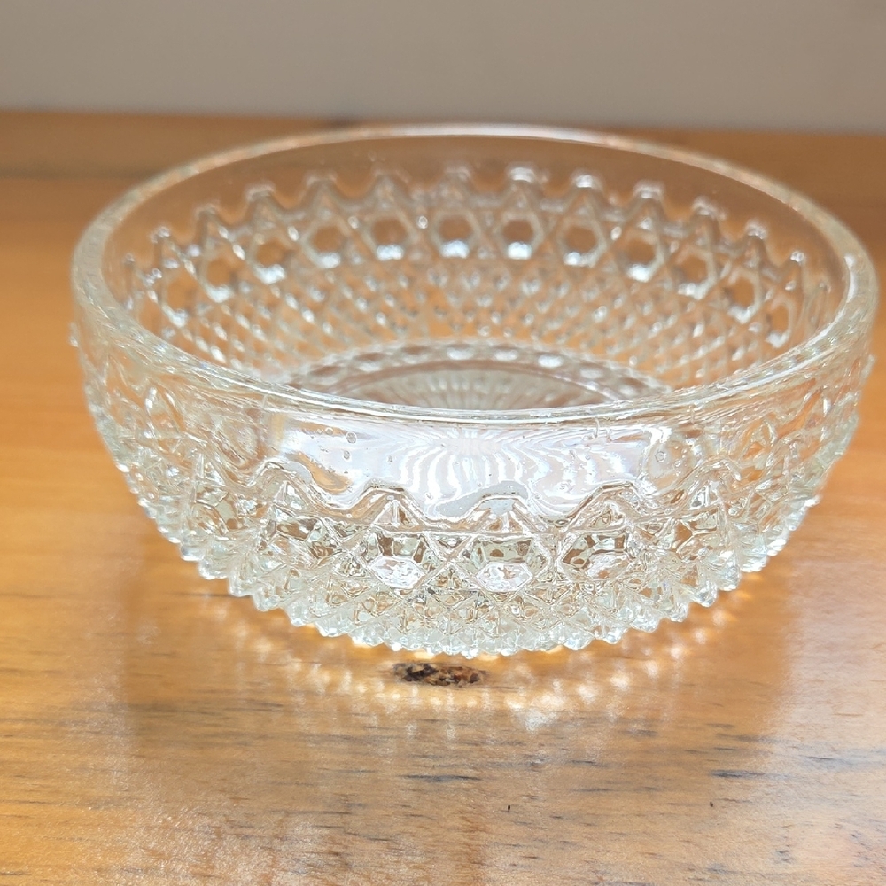 Elegant Clear Glass Bowl